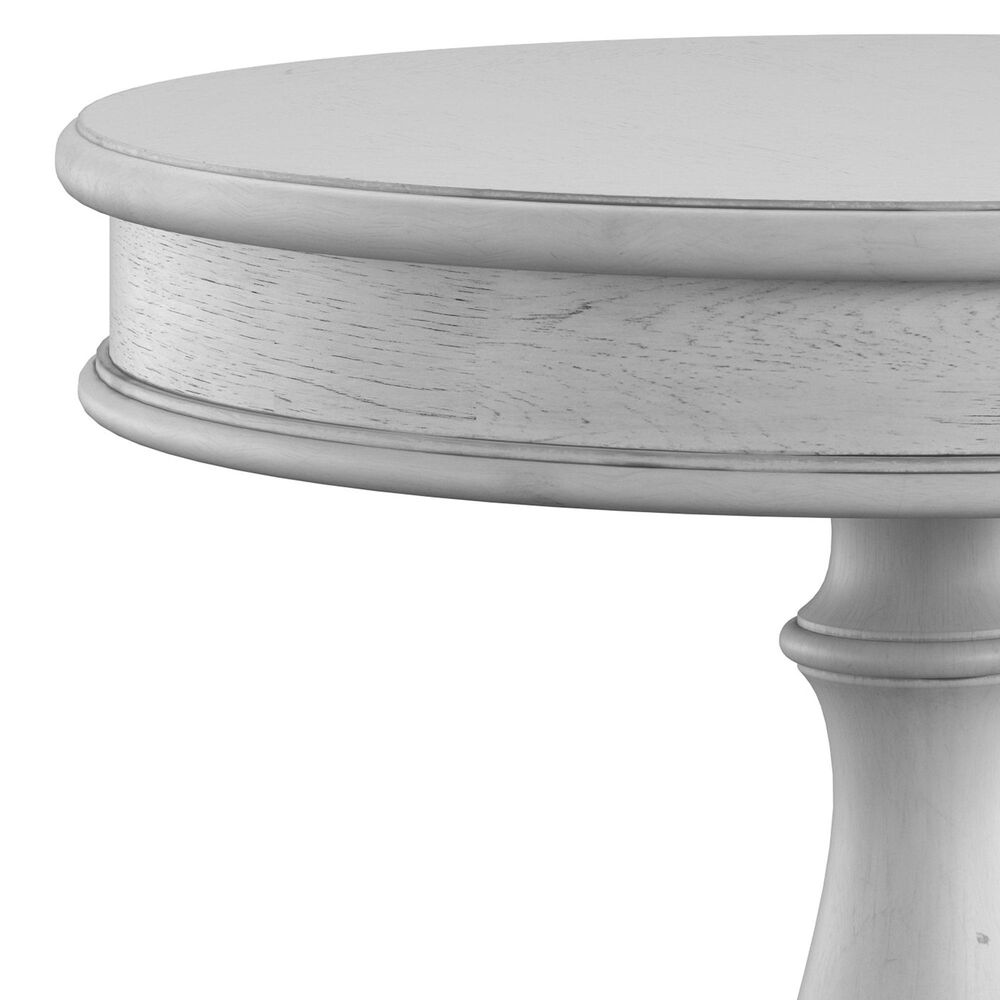 Golden Wave Furniture New Haven Round End Table in Oyster Shell, , large