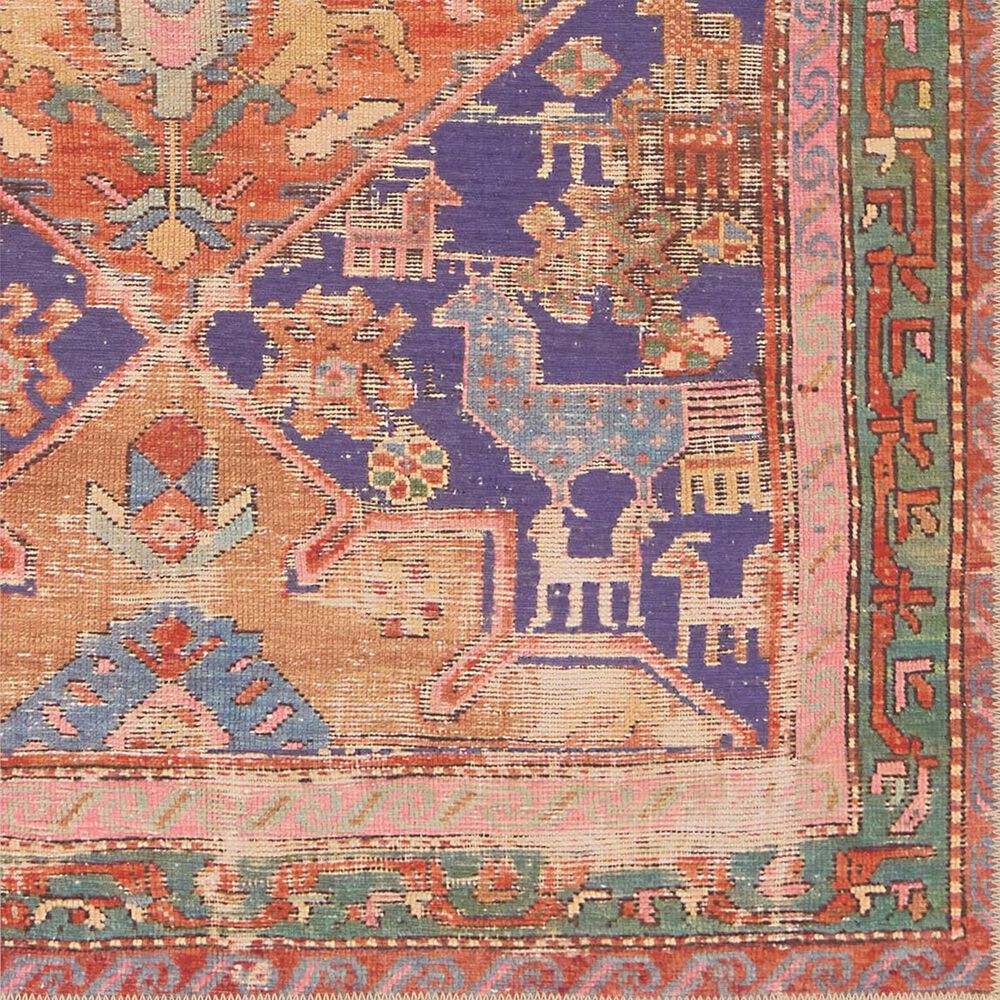 Jaipur Garcia Sancho 5&#39; x 8&#39; Purple Reign and Caramel Area Rug, , large