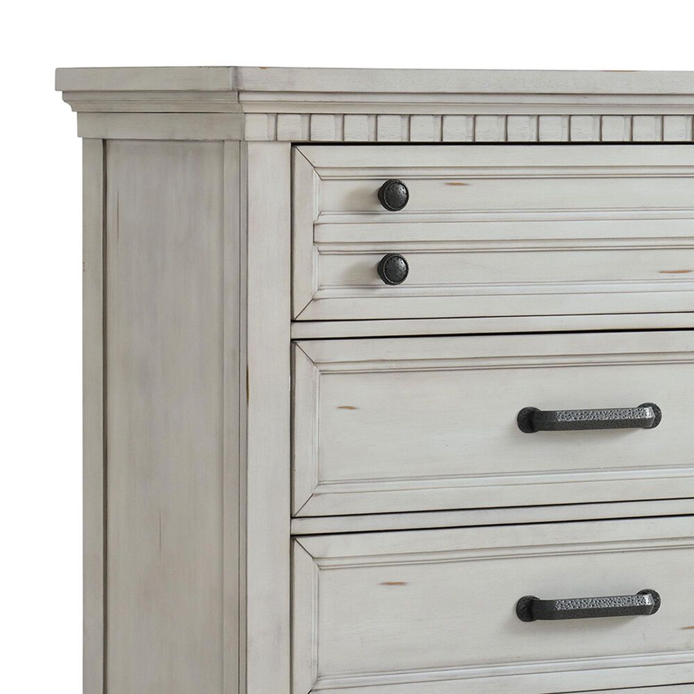 Mayberry Hill McCoy 5-Drawer Chest in Antique White, , large