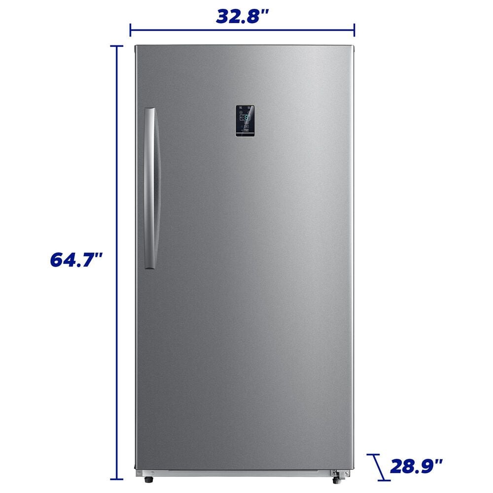 Element 17 Cu. Ft. Upright Convertible Freezer in Stainless Steel, , large