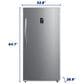 Element 17 Cu. Ft. Upright Convertible Freezer in Stainless Steel, , large