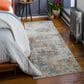 Surya Mirabel MBE-2303 2"7" x 7"3" Navy, Denim, Cream, Brown, Saffron, Taupe and Gray Runner, , large
