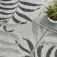 Nourison Garden Oasis Nature Grey 6" x 9" Indoor/Outdoor Area Rug, , large