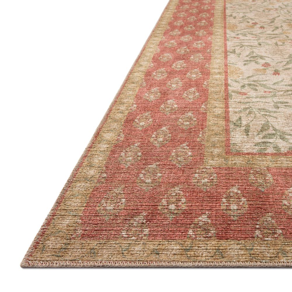 Rifle Paper Co. x Loloi Edinburgh Ivory and Spice 2'6" x 9'6" Runner, , large