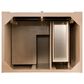 James Martin Vanities Bristol 30" Single Bathroom Vanity in Whitewashed Walnut with 3 cm Lime Delight Quartz Top and Rectangular Sink, , large