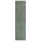 Nourison Horizon HOZ02 Green 2"2" x 8" Indoor/Outdoor Runner, , large