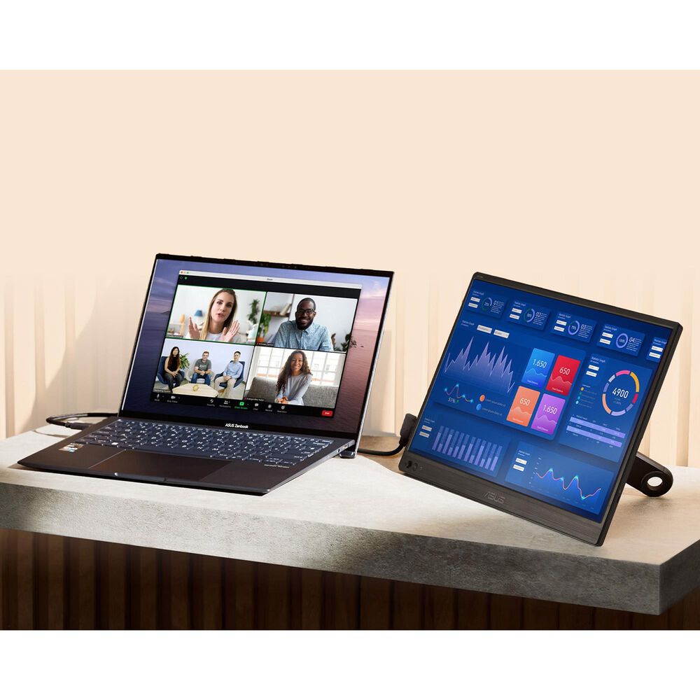 ASUS ZenScreen 16" Full HD IPS Portable USB Monitor in Black, , large