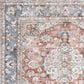 Safavieh Jasmine 2"2" x 9" Rust and Blue Runner, , large