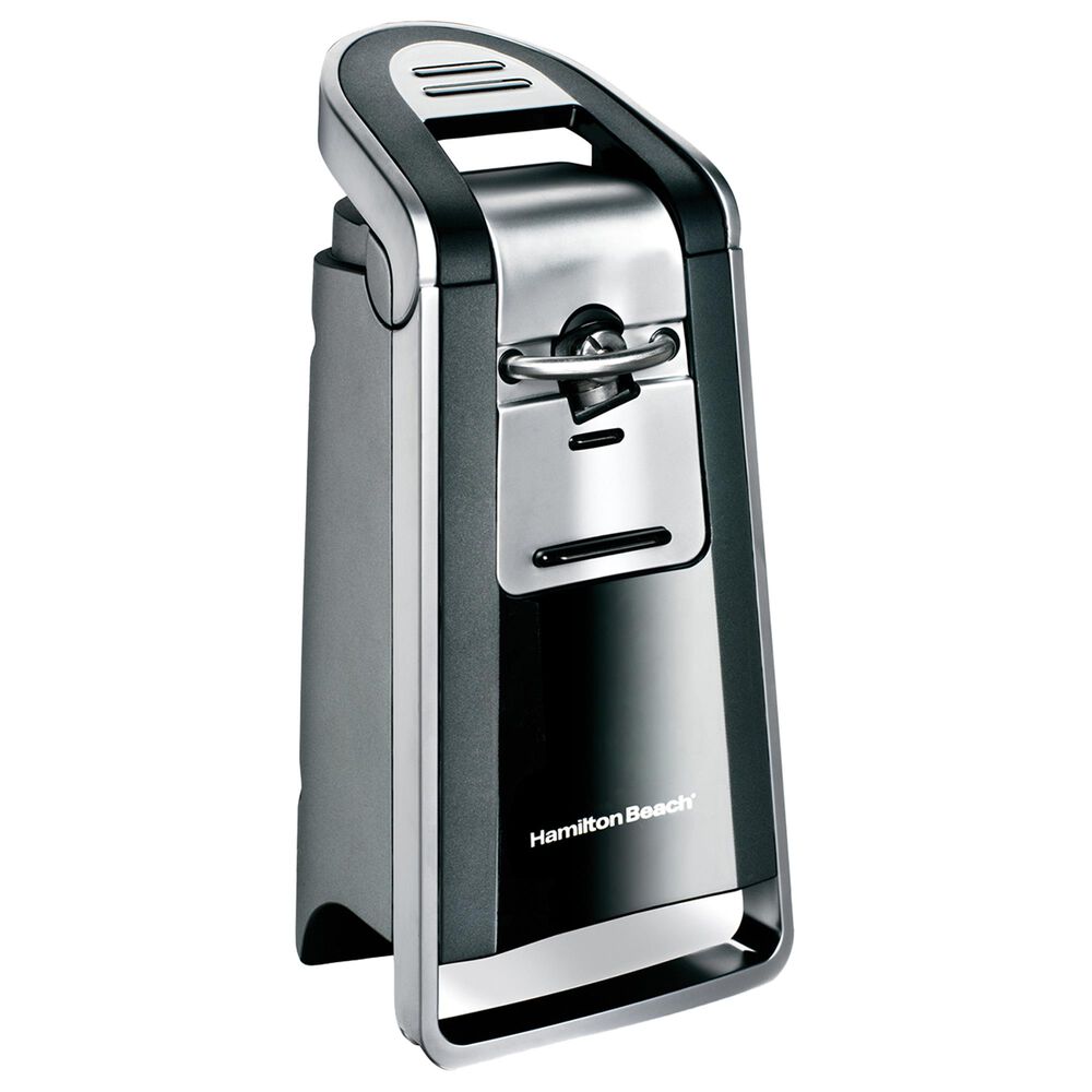 Hamilton Beach SmoothTouch Can Opener with Scissors in Black and Chrome , , large