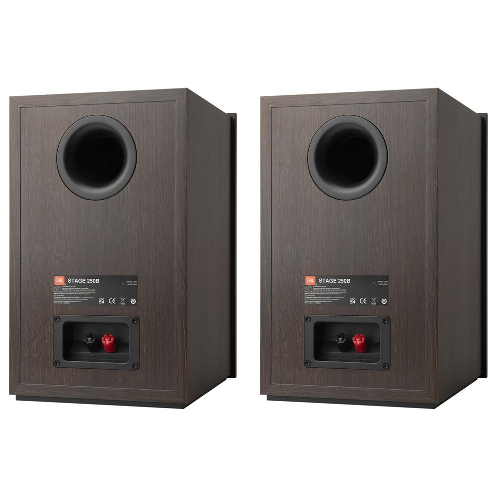 JBL Stage 2 5&quot; 2-Way Bookshelf Loudspeaker in Espresso &#40;Set of 2&#41;, , large