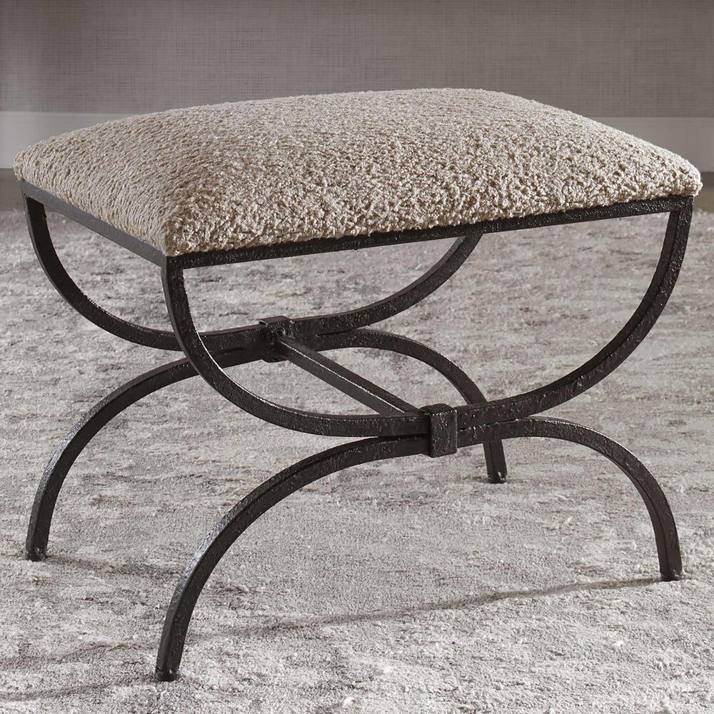 Uttermost Hacienda Small Bench in Latte, , large