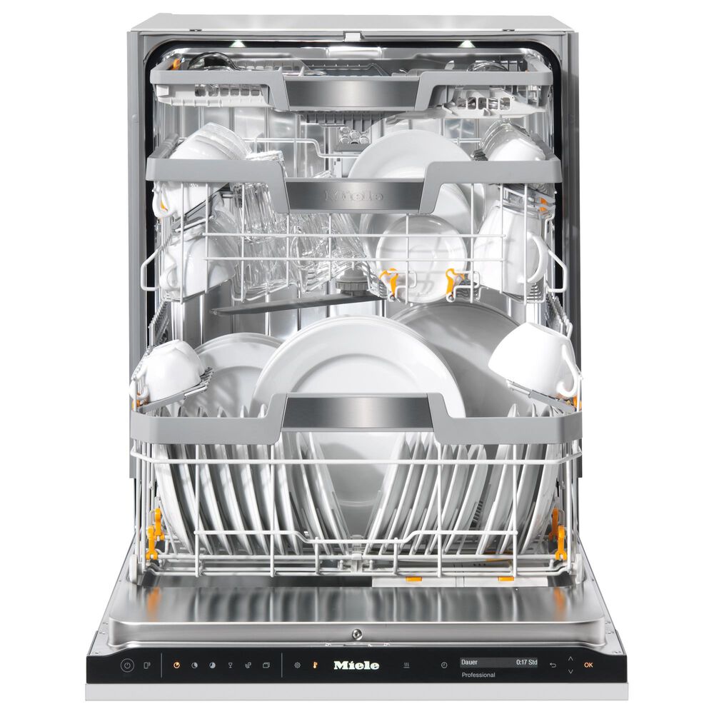 Miele Professional 24" Fully Integrated Built-In Smart Dishwasher with 16 Place Settings in Panel Ready, , large