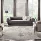 Nourison Silk Shadows 7"9" x 9"9" Ivory and Silver Area Rug, , large