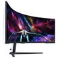 Samsung Odyssey 57" Neo G9 Dual 4K Curved Ultrawide Gaming Monitor in Black, , large