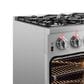 Forno Massimo 36" Freestanding Dual Fuel Range in Stainless Steel, , large