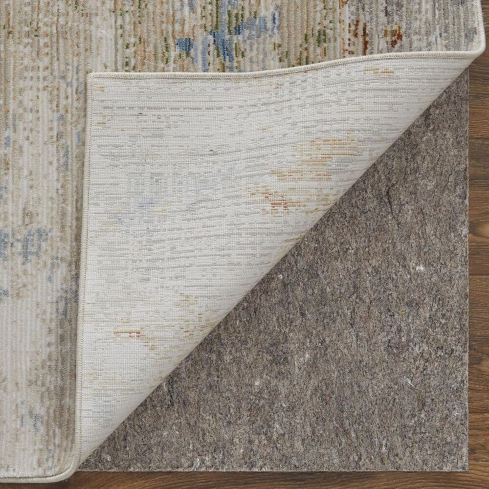 Feizy Sonora 39NUF 6&#39;7&quot; x 9&#39;6&quot; Ivory and Multicolor Area Rug, , large