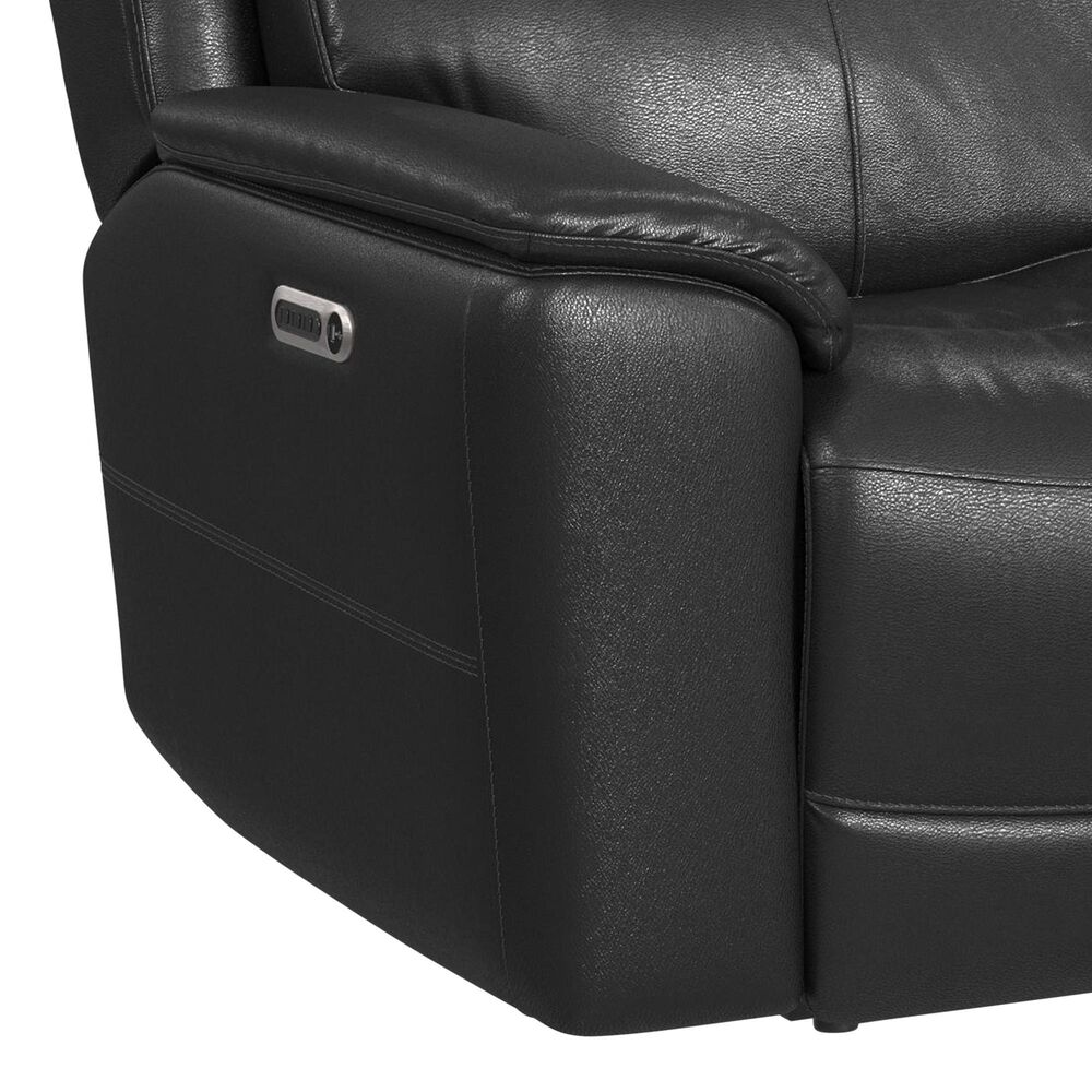 Flexsteel Crew Power Reclining Sofa with Power Headrests and Lumbar in Raven, , large