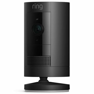 Ring Indoor/Outdoor Wireless Stick Up Security Camera in Black, , large