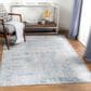 Surya Brunswick 7"10" x 10"3" Sage, Gray, White and Blue Area Rug, , large