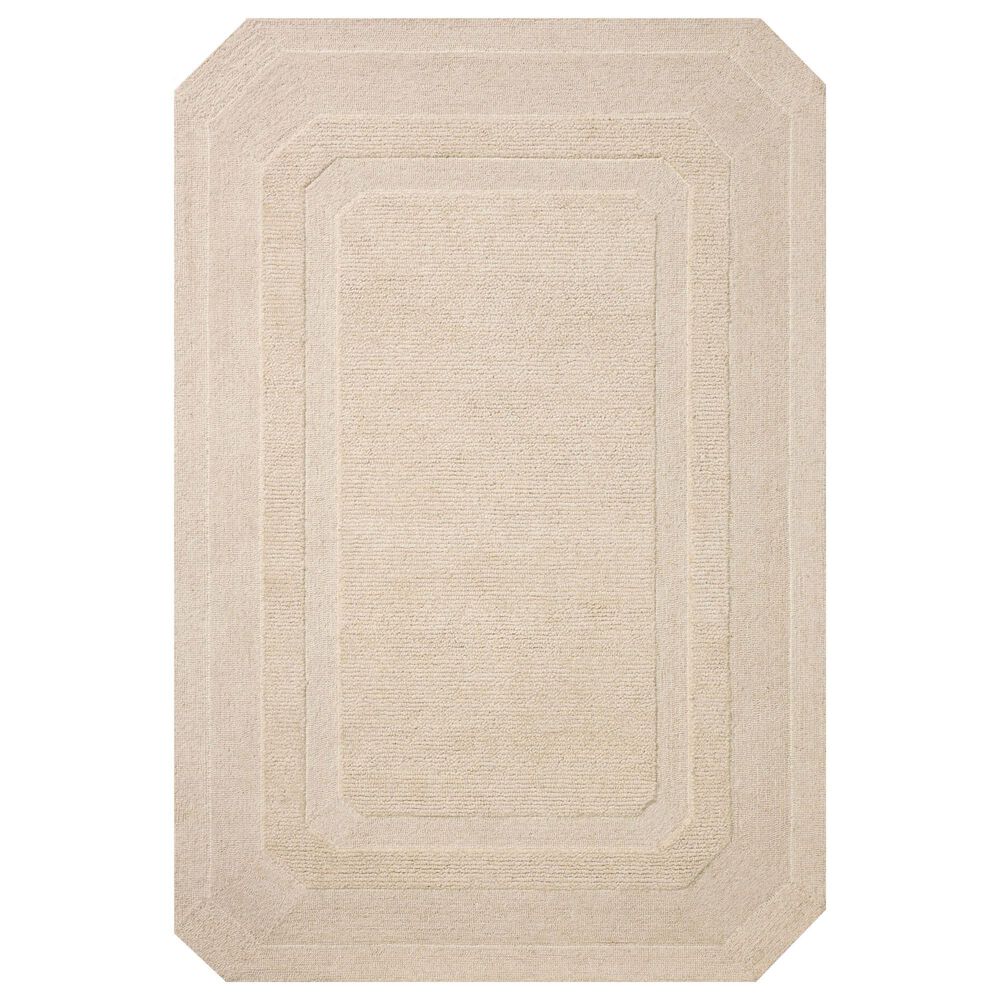 Loloi Clayton Oatmeal 7"9" x 9"9" Area Rug, , large