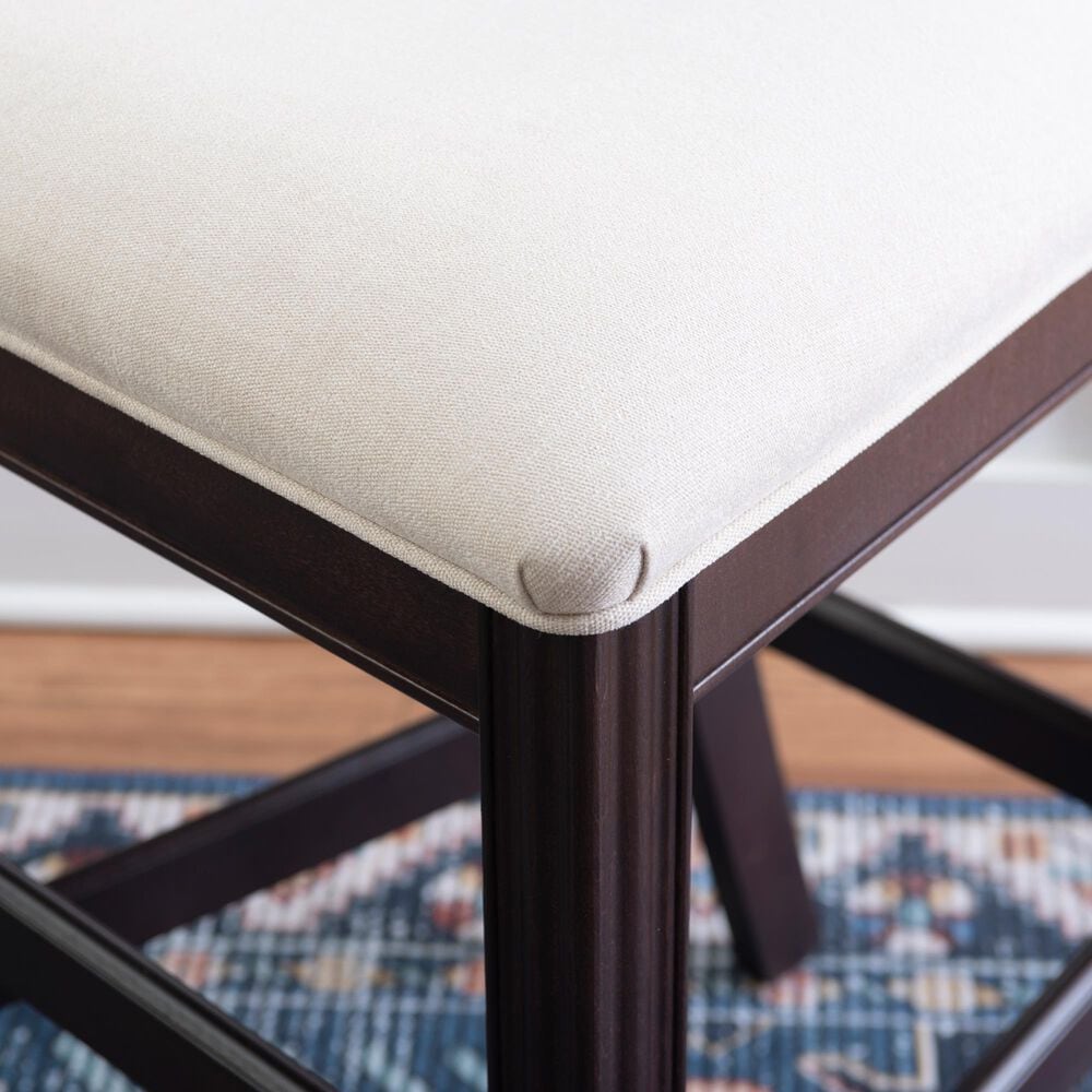 Linon Home Decor Breland Counter Stool in Dark Brown (Set of 2), , large