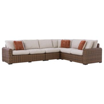 Ashley Dolan Creek 4-Piece Outdoor Sectional in Beige, , large