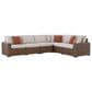 Ashley Dolan Creek 4-Piece Outdoor Sectional in Beige, , large