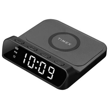 iHome Wireless Charging Alarm Clock in Black, , large