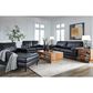 Ashley Bryceview Stationary Sofa and Loveseat Set in Onyx, , large