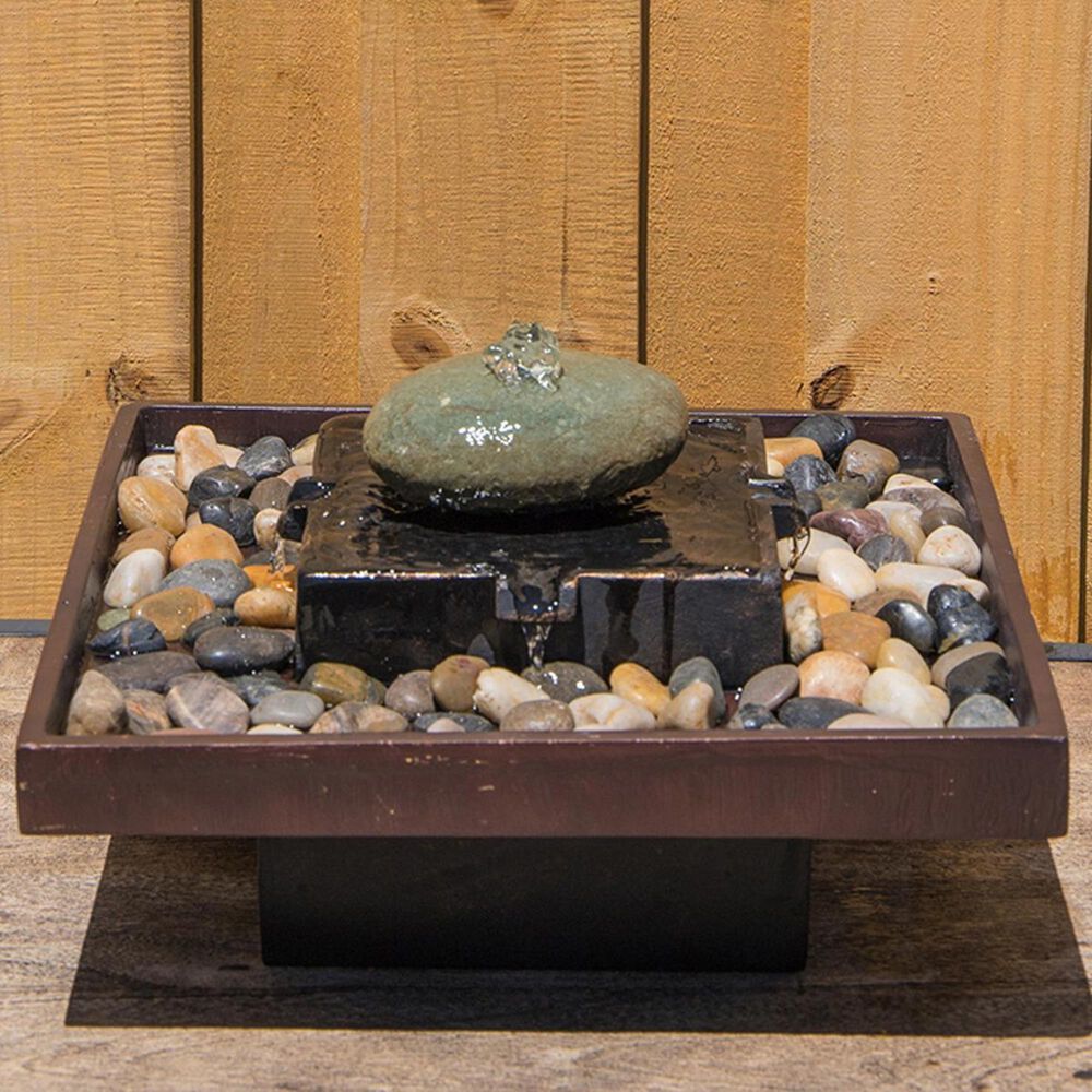 Kenroy Zen Table Fountain in Two Toned Bronze, , large
