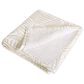 Babyletto Oat Stripe Muslin Swaddle in White and Gray, , large
