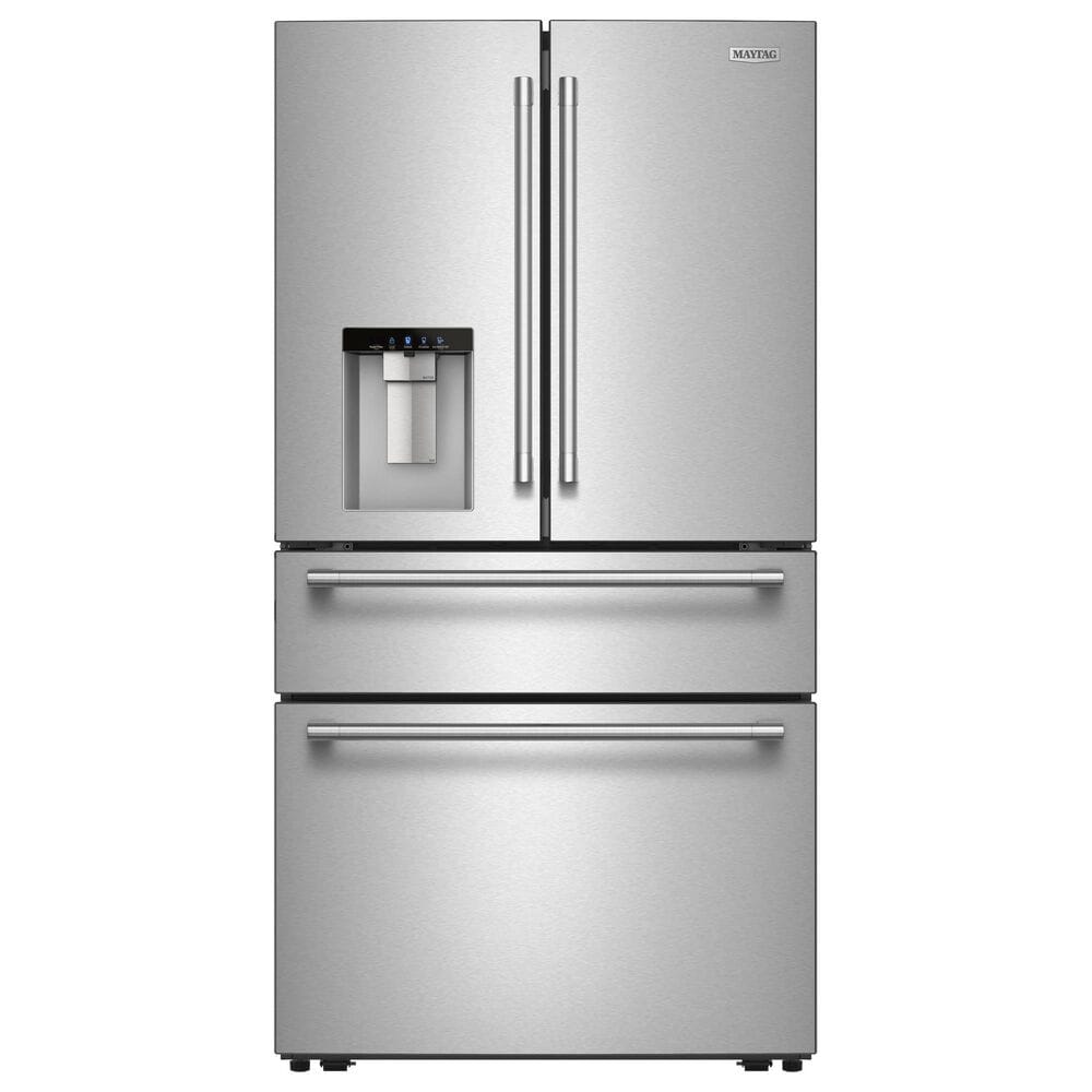 Maytag 29 Cu. Ft. French Door Bottom Mount Refrigerator in Fingerprint-Resistant Stainless, , large