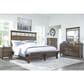 Ashley Queen Bed and Two Nightstands in Medium Brown, , large