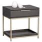 37B Artezia Rebel Nightstand in Brushed Gold and Charcoal Grey, , large
