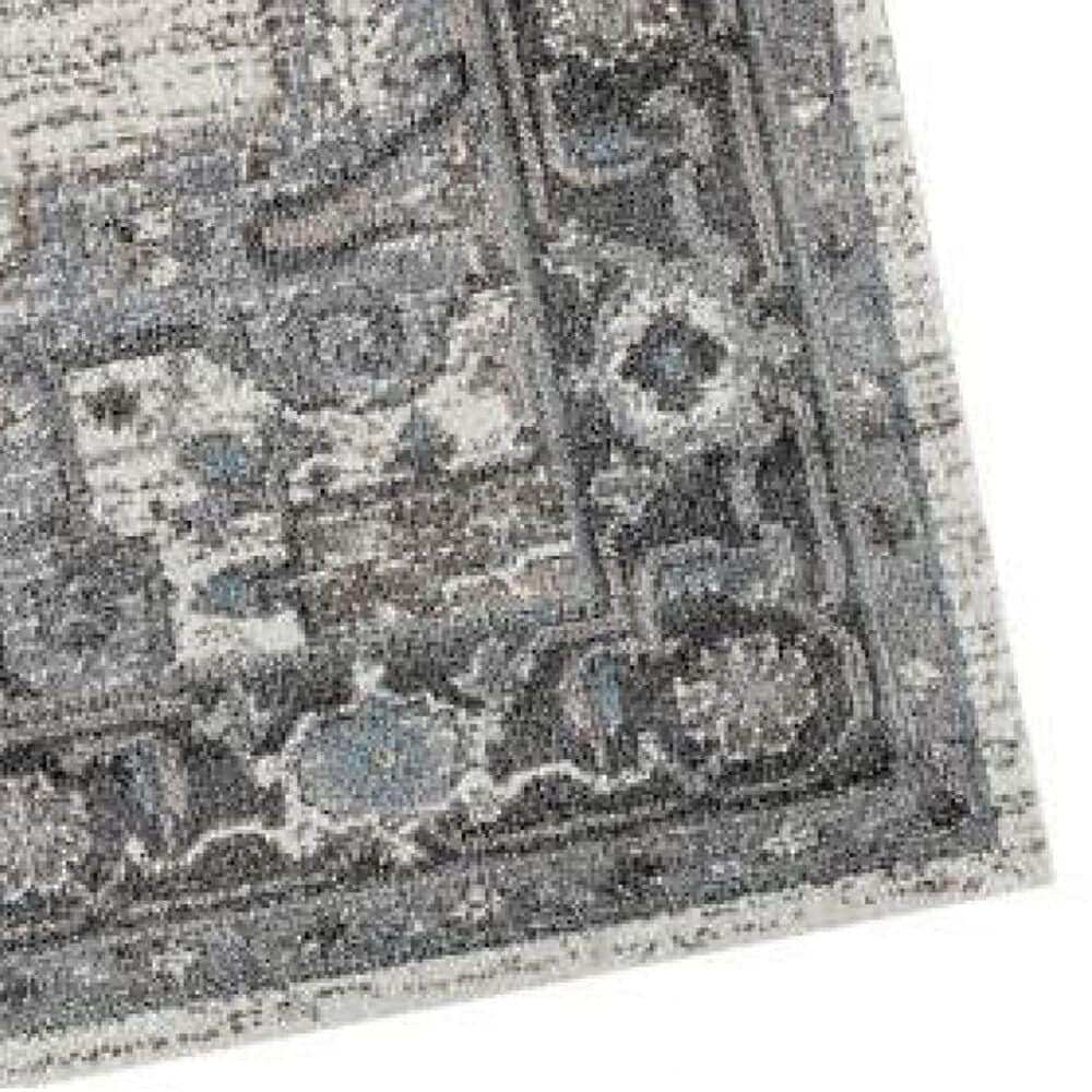 Amer Rugs Alexandria 8&#39;9&quot; x 11&#39;9&quot; Ivory and Stone Gray Area Rug, , large