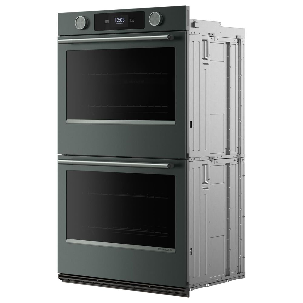 KitchenAid 30&quot; Smart Double Wall Oven with Assisted Cook Cycles in Juniper, , large