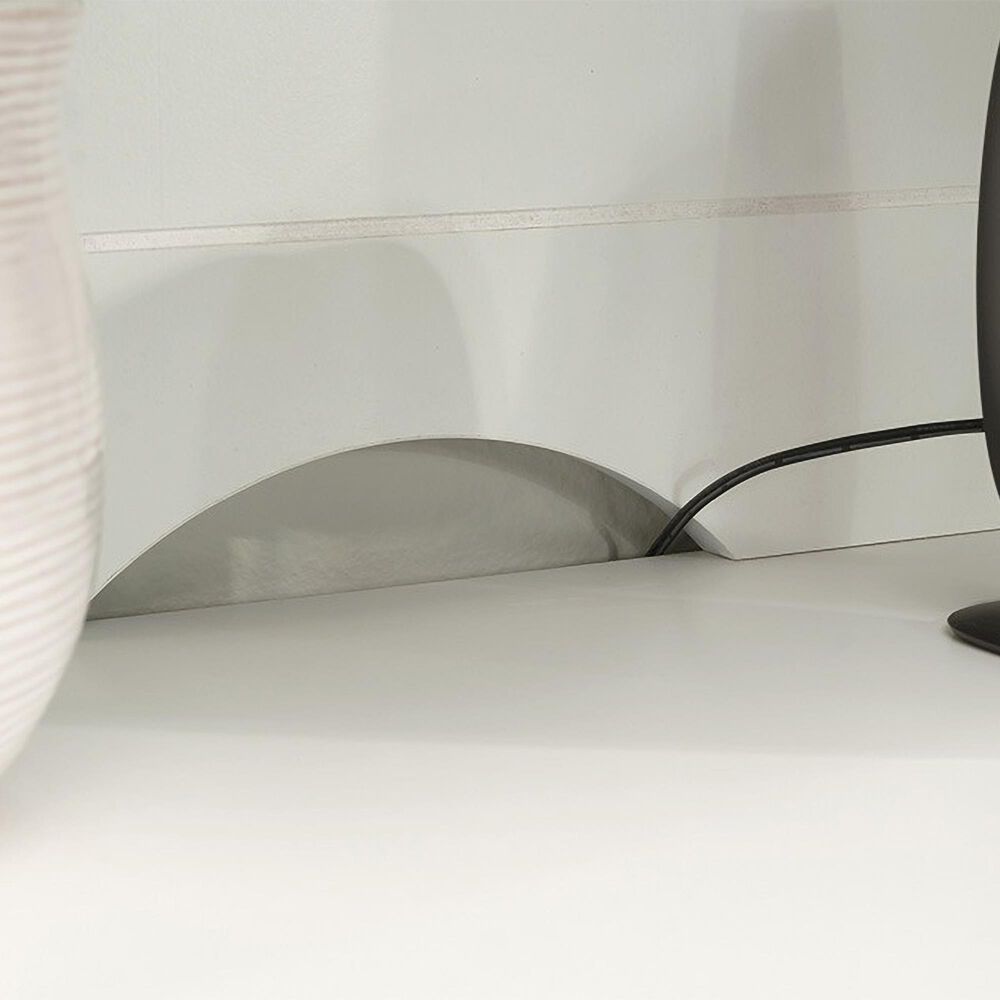 Sauder Cottage Road 2-Piece L-Shaped Desk with Hutch in White, , large