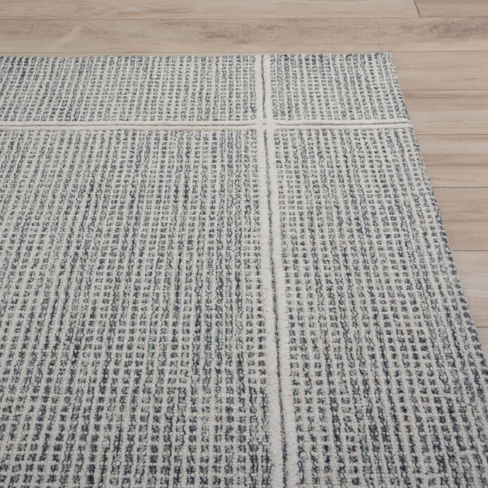 RIZZY Willow Blue, Ivory, Light Blue and Gray 2'6" x 8' Runner, , large