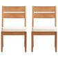 Linon Home Decor Carenen Patio Side Chair with Antique White Cushion in Natural (Set of 2), , large