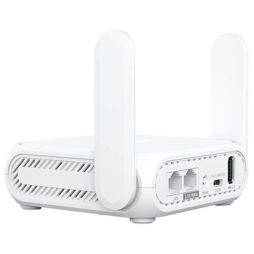 ASUS Go Dual-Band WiFi 7 Travel Router in White, , large