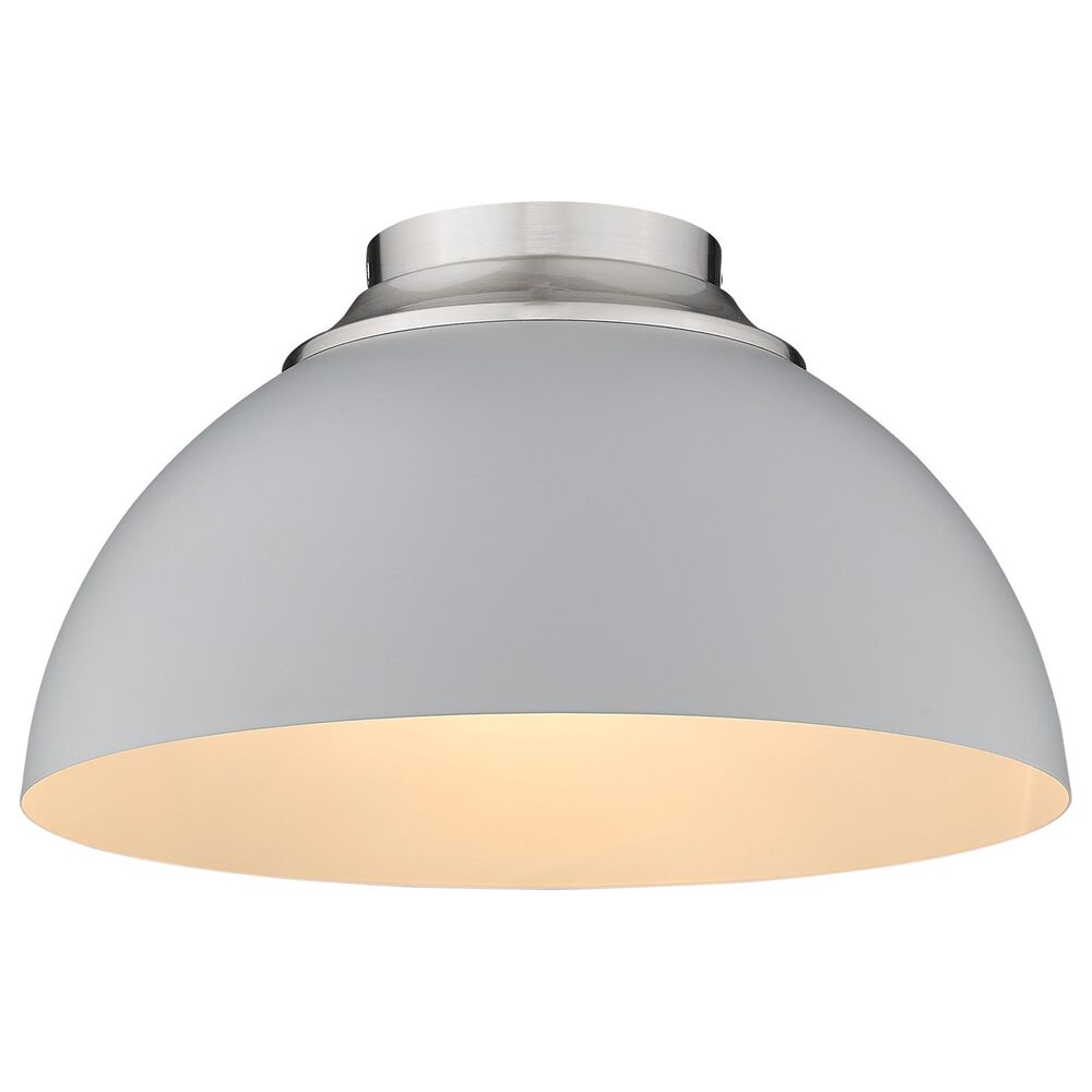 Golden Lighting Zoey Flush Mount in Pewter, , large
