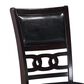 New Heritage Gia Dining Side Chair with Ebony Faux Leather Cushion, , large