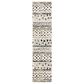 Oriental Weavers Georgia Tribal 8826E 1"10" x 7"6" Ivory and Black Runner, , large