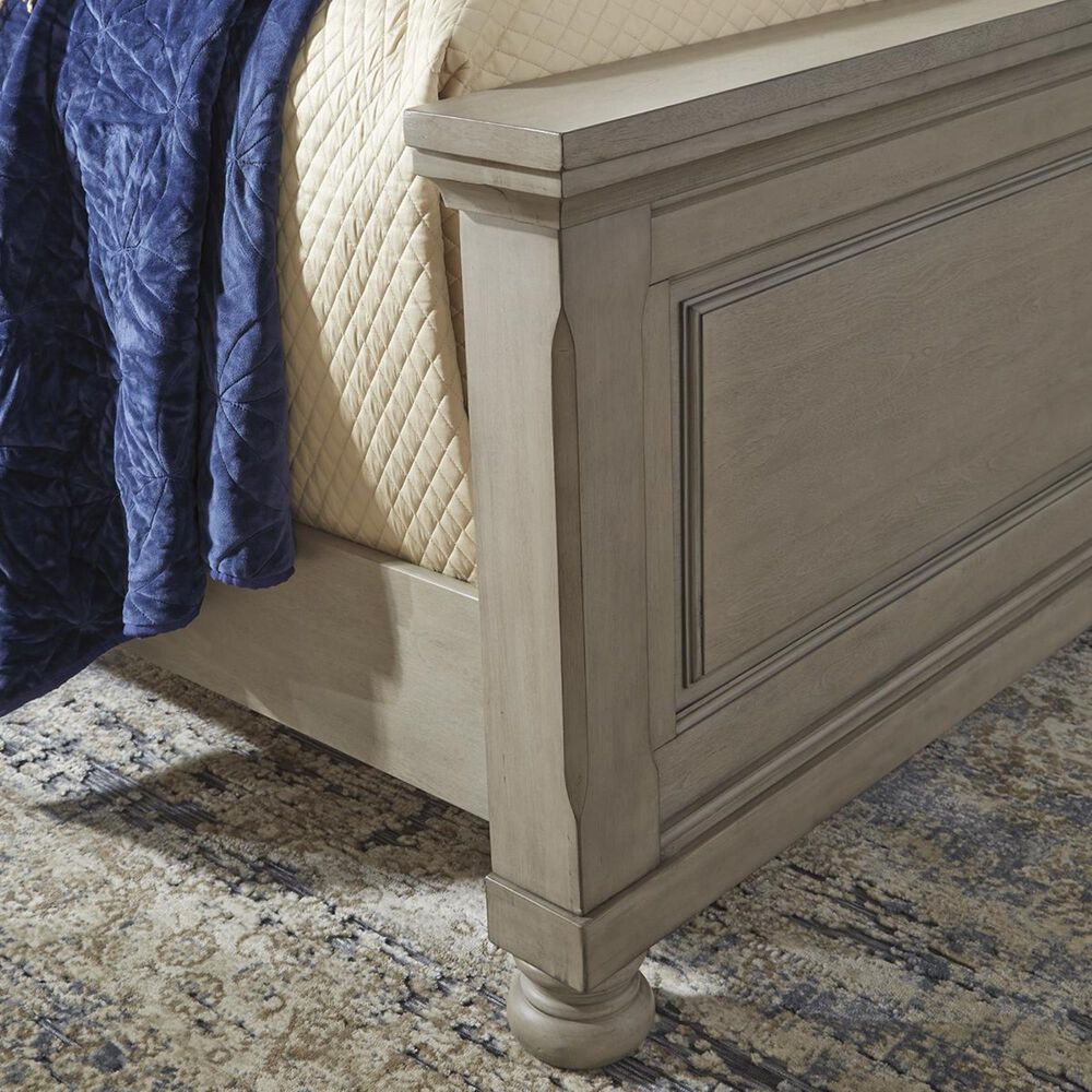 Signature Design by Ashley Lettner King Panel Bed in Light Gray NFM