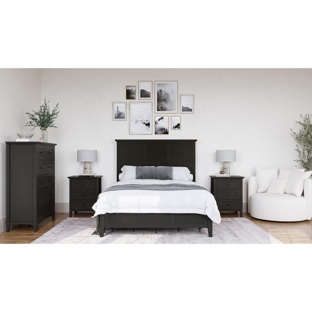 Urban Home Grace Eastern King Storage Bed in Raven Black, , large