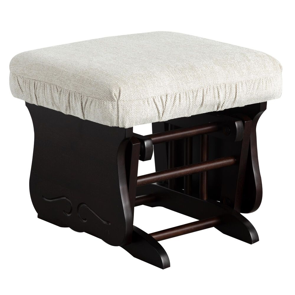 Best Home Furnishings Bedazzle Glide Ottoman in Espresso/Tan, , large