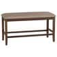 Linon Home Decor Spiva Counter Backless Bench in Brown, , large