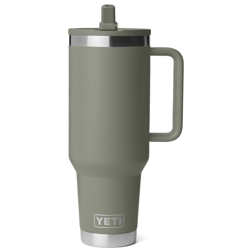YETI Rambler 40 Oz Travel Straw Mug in Pampa Gree, , large