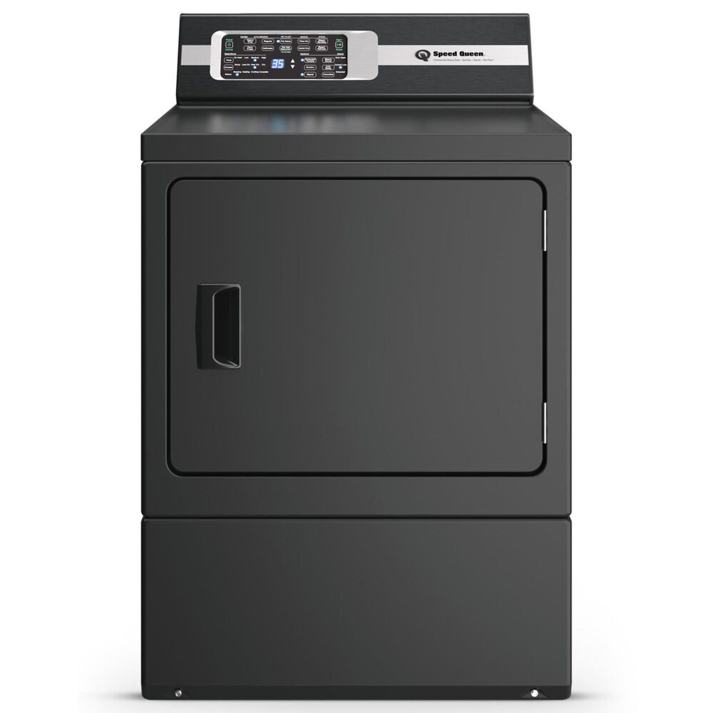 Speed Queen 7.0 Cu. Ft. Electric Dryer with Steam and Pet Plus in Black, , large