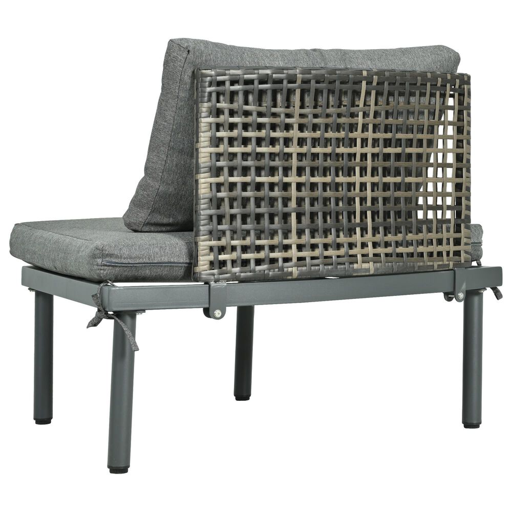 HOMLUX 8-Piece Patio Sofa Furniture Set in Gray, , large
